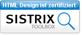 HTML Design ist SISTRIX zertifiziert